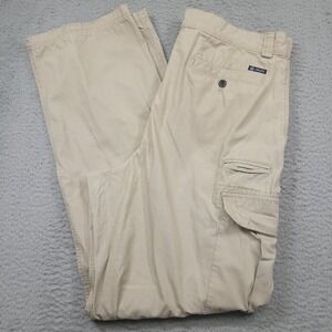 Chaps Cargo Pants Men's 38x36 (37x34.5) Baggy Loose Y2K Skater Tan Vintage